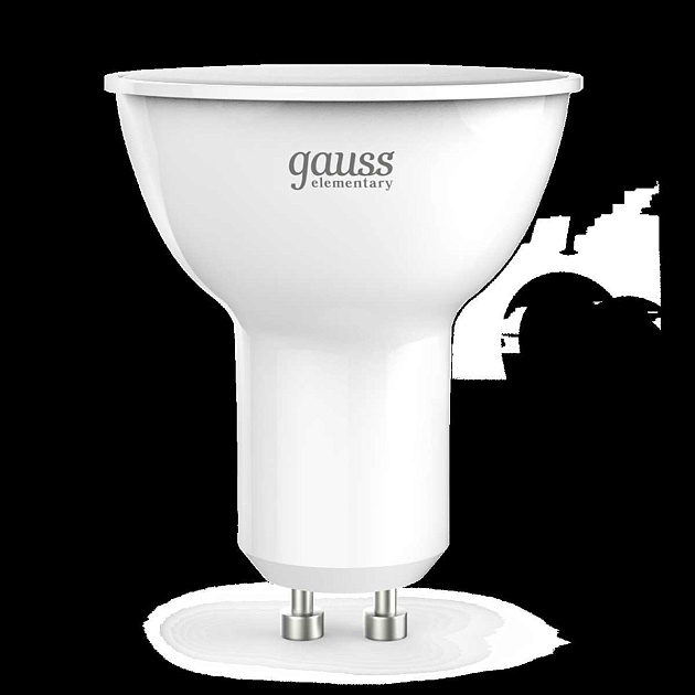 Лампа светодиодная Gauss GU10 11W 6500K матовая 13631 изображение 1 Лампа светодиодная Gauss GU10 11W 6500K матовая 13631 Фото № 1