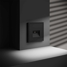 Розетка компьютерная встраиваемая Voltum S70 RJ45 кат.6, (черный матовый) VLS060108 5