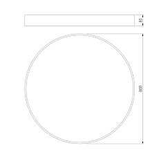 Потолочный светодиодный светильник Eurosvet Entire 90320/1 серый 2
