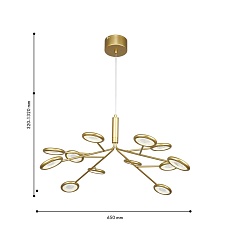 Подвесная светодиодная люстра F-Promo Mugs 4253-12P 1