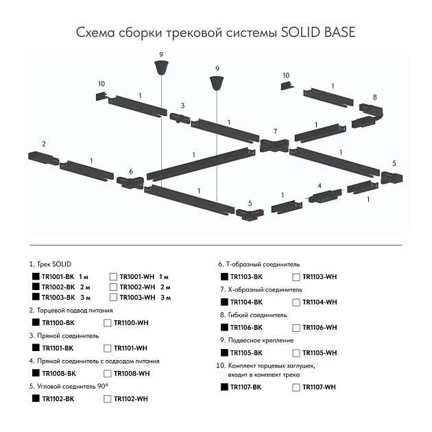 Шинопровод Denkirs Solid Base TR1003-BK/1 изображение 2 Шинопровод Denkirs Solid Base TR1003-BK/1 Фото № 2