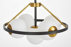 Подвесная люстра Lumina Deco Donzano LDP 8034-5 BK+WT 3