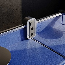 Рамка стеклянная Voltum S70 на 3 поста, (титан, стекло) VLS110306 3