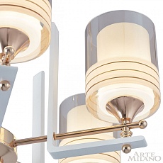 Подвесная люстра Arte Milano Florentia-6087 306087/8 Wh/Gd 1