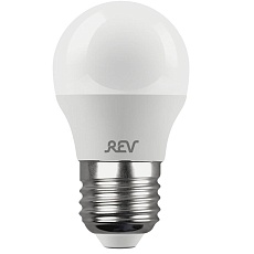 Лампа светодиодная REV G45 Е27 9W 6500K холодный белый свет шар 32519 2 1