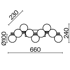Бра Maytoni Dallas MOD547WL-09B 1