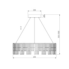 Подвесной светодиодный светильник Bogates Firefly 454/1 1