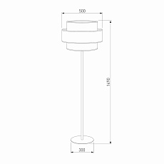 Торшер TK Lighting 6452 Trio 1
