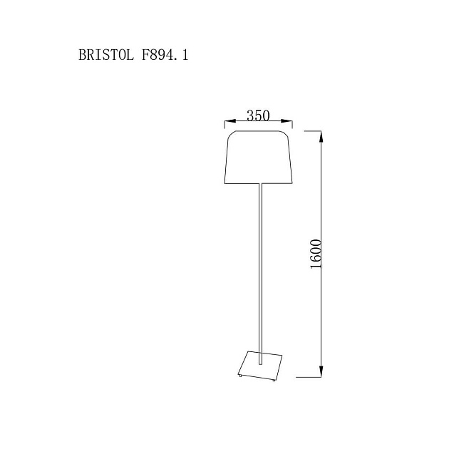 Торшер Lucia Tucci Bristol F894.1 изображение 2 Торшер Lucia Tucci Bristol F894.1 Фото № 2