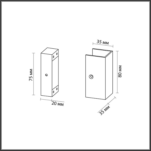 Фиксатор Odeon Light Hightech Fino 7006/2F изображение 2 Фиксатор Odeon Light Hightech Fino 7006/2F Фото № 2
