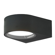 Светильник садово-парковый Feron DH1201,на стену, GX53 230V, черный 51326