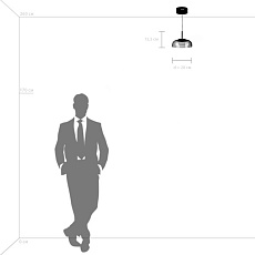 Подвесной светодиодный светильник Lightstar Acrile 738073 5