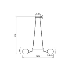 Подвесная люстра Vele Luce Imelda VL5832P05 3