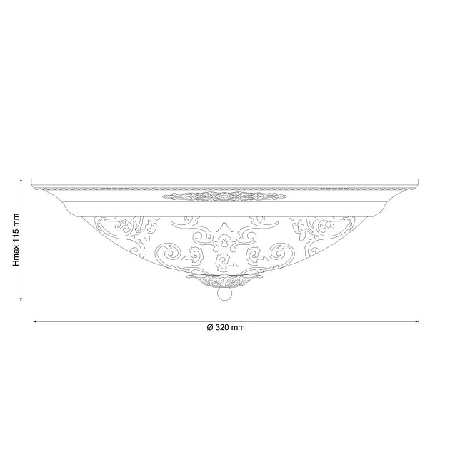 Потолочный светильник Lucia Tucci Lugo 142.2 R30 White Фото № 2