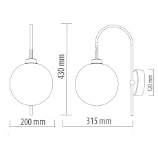 Настенный светильник De Markt Крайс 5 657021501 2