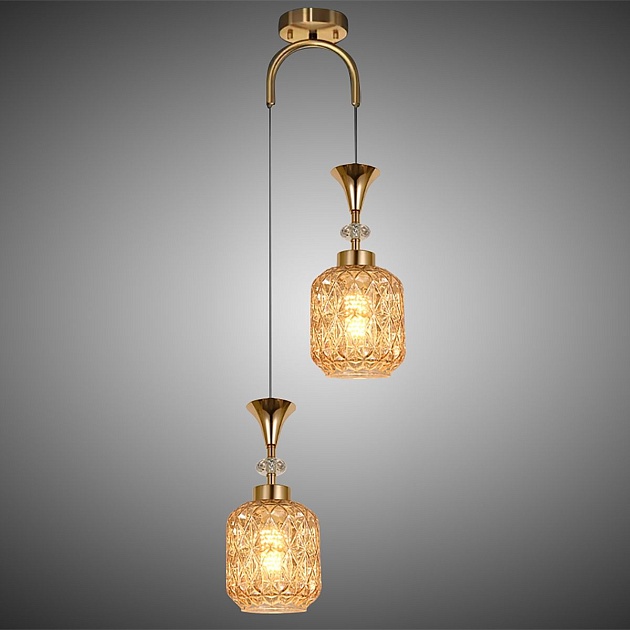 Подвесной светильник Reluce 02003-0.9-02 Amber Фото № 3