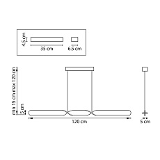 Люстра подвесная Torino Lightstar 615099 2