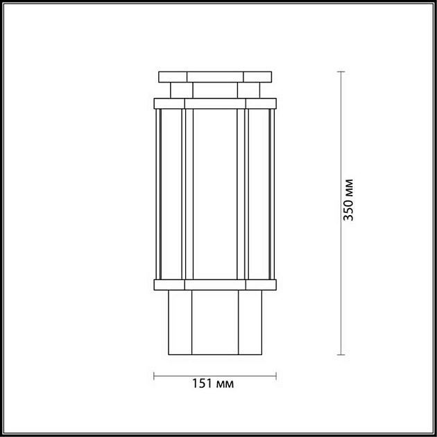 Уличный светильник Odeon Light Nature Gino 4048/1B изображение 4 Уличный светильник Odeon Light Nature Gino 4048/1B Фото № 4
