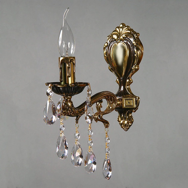 Бра Ambiente Leon 2128/1 PB Tear Drop Фото № 1