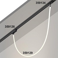 Светодиодный гибкий неон Novotech Konst Ramo 14W/m дневной белый 1 м 359129 1