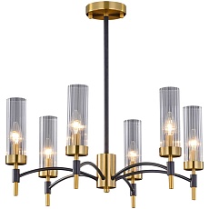 Потолочный светильник ILLUMICO IL5177-6PLS-29 BRASS TUBO 2