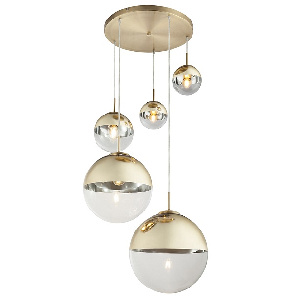 Подвесной светильник Toplight Glass TL1203H-05GD изображение 1 Подвесной светильник Toplight Glass TL1203H-05GD Фото № 1