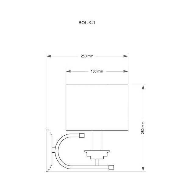 Бра Kutek Mood Bolt BOL-K-1(N) Фото № 2