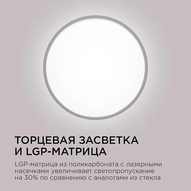 Потолочный светодиодный светильник Apeyron Spin 18-133 изображение 5 Потолочный светодиодный светильник Apeyron Spin 18-133 Фото № 5
