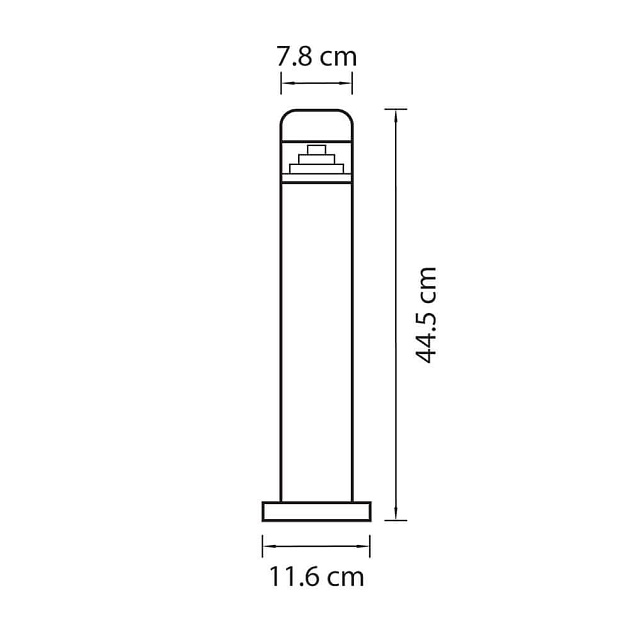 Уличный светодиодный светильник Lightstar Raggio 376907 изображение 2 Уличный светодиодный светильник Lightstar Raggio 376907 Фото № 2