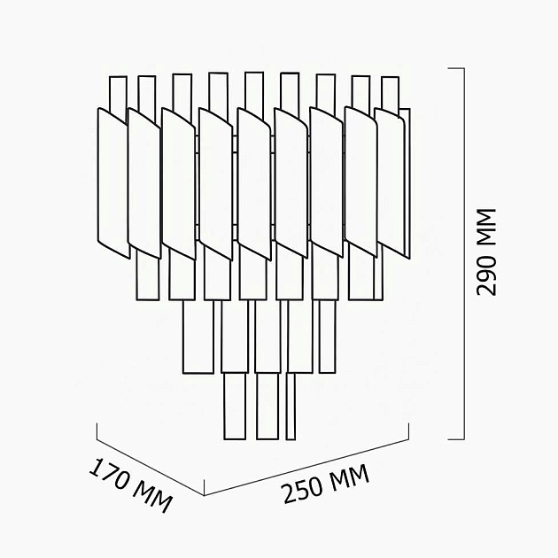 Настенный светильник Imperium Loft Crystal 147709-22 Фото № 2