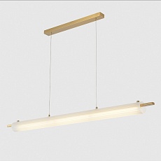 Подвесной светодиодный светильник Crystal Lux Tunnel SP40 Led Brass