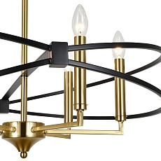 Подвесная люстра Indigo Trionfo V10020/6R Black V000487 2