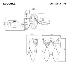 Настенный светильник Evoluce Roomi SLE1651-201-02 1
