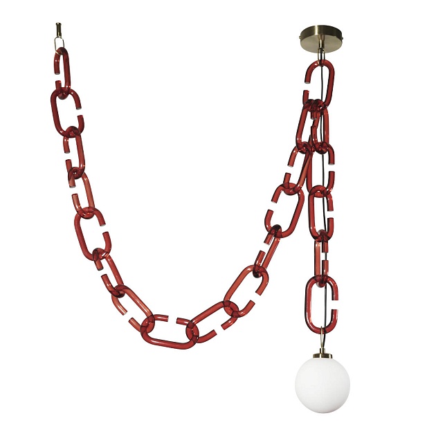 Подвесной светильник Loft IT Chain 10128C Red изображение 1 Подвесной светильник Loft IT Chain 10128C Red Фото № 1