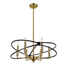 Подвесная люстра Indigo Trionfo V10020/6R Black V000487