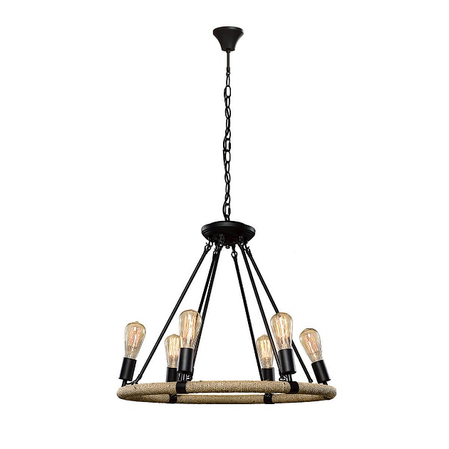 Подвесная люстра Loft IT Rope Filament Loft1861/6 изображение 1 Подвесная люстра Loft IT Rope Filament Loft1861/6 Фото № 1