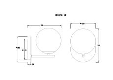 Бра MyFar Aerton MR1945-1W 1