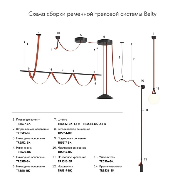 Наконечник Denkirs Belty Base TR5520-BK Фото № 2