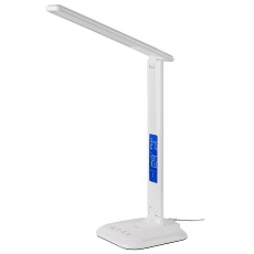 Светильник General GLTL-034 8вт 610лм диспл с часами, белый (глянец) (1/12)