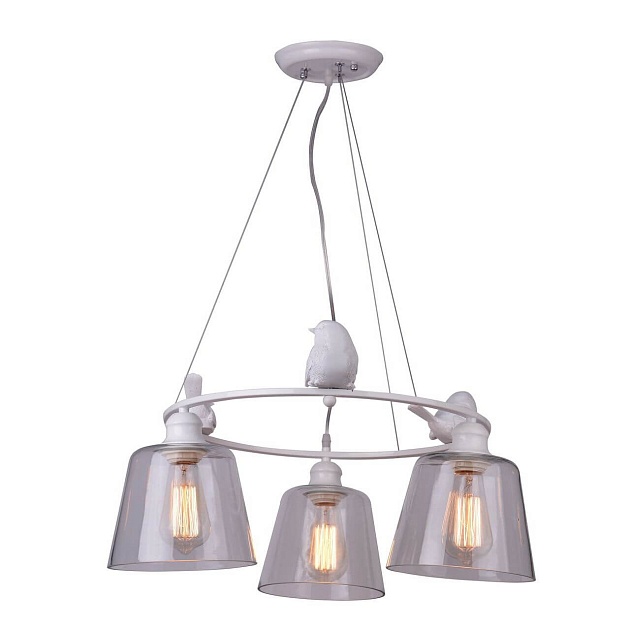 Подвесная люстра Arte Lamp Passero A4289LM-3WH изображение 1 Подвесная люстра Arte Lamp Passero A4289LM-3WH Фото № 1