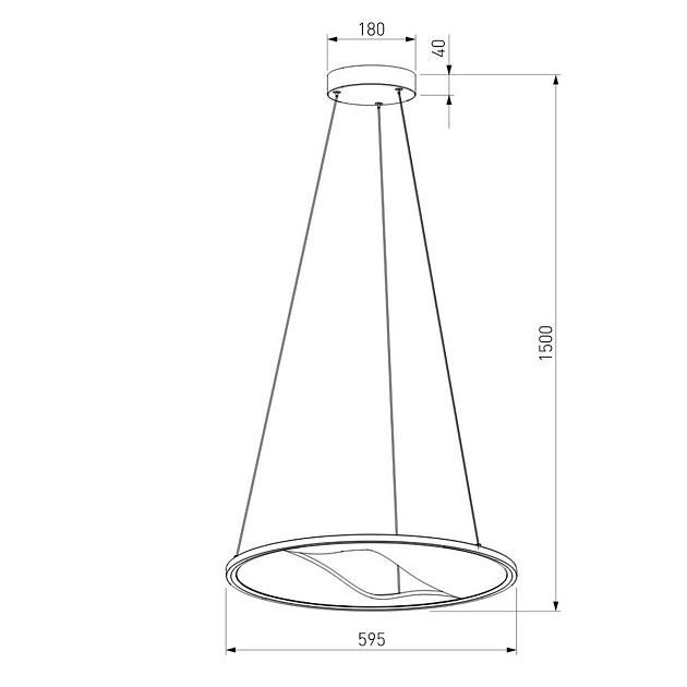 Подвесной светодиодный светильник Eurosvet Occhio 40027/1 LED серый изображение 2 Подвесной светодиодный светильник Eurosvet Occhio 40027/1 LED серый Фото № 2