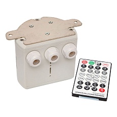 Микроволновый датчик движения бел. для высоких потолков 2000Вт 360гр. 30м IP65 MW-707 EKF dd-mw-707