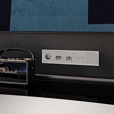 Рамка стеклянная Voltum S70 на 5 постов, (кашемир, стекло) VLS110503 1