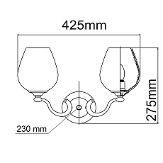 Бра Chiaro Палермо 386026602 3