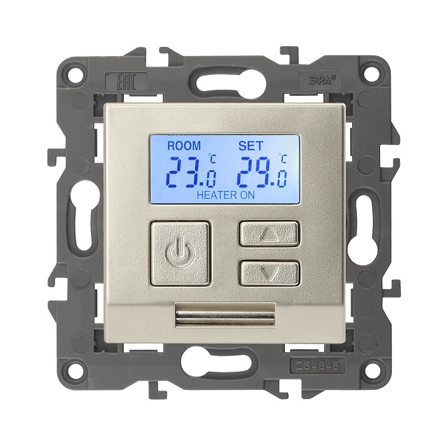 Терморегулятор ЭРА Elegance 14-4111-04 Б0034378 Фото № 1