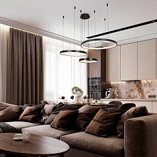 Подвесной светильник LED4U L8806-800-580-380 BK 1