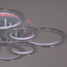 Потолочная светодиодная люстра Reluce 09812-3.3-4+4A WH (RGB) 4