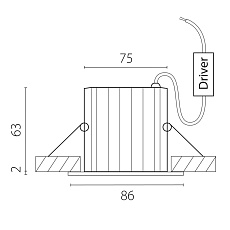 Светильник светодиодный уличный Ciclone Lightstar 385037 1