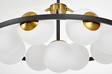 Подвесная люстра Lumina Deco Donzano LDP 8034-9 BK+WT 1