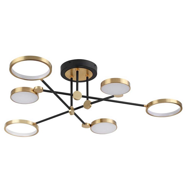 Потолочная светодиодная люстра Odeon Light Midcent Denzel 4320/60CL Фото № 1